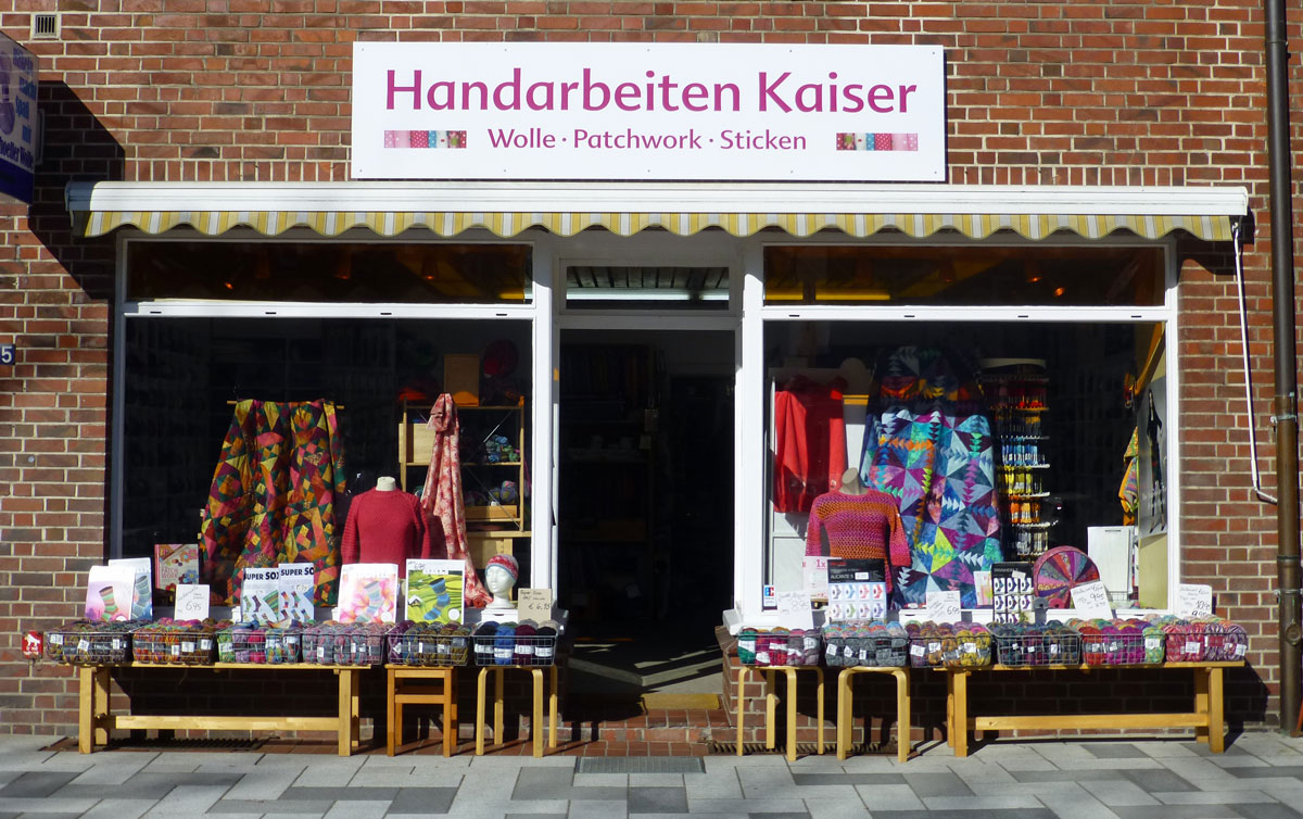 Handarbeiten Kaiser - Stricken, Patchwork, Sticken – unsere drei Leidenschaften in Hamburg - Langenhorn